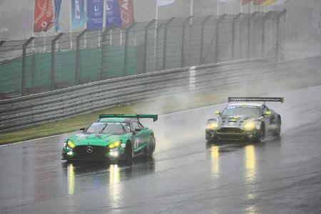 Mercedes-AMG GT3 (#6) - Aston Martin Vantage GT3 (#7) - 24h-Rennen Nürburgring 2018 - Nordschleife - 13.5.2018