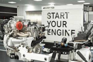 Mercedes-AMG Vierzylinder-Turbo-Produktion M 139