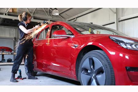 Tesla Model 3 Pick-up-Umbau