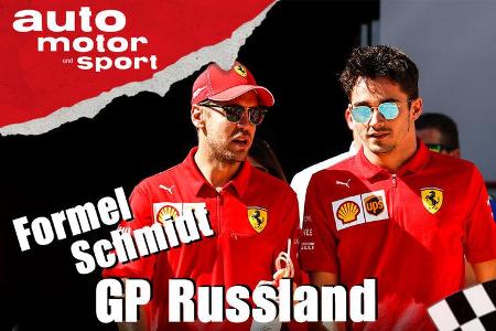 Formel Schmidt GP Russland 2019: Entgleitet Ferrari das Duell Vettel-Leclerc?
