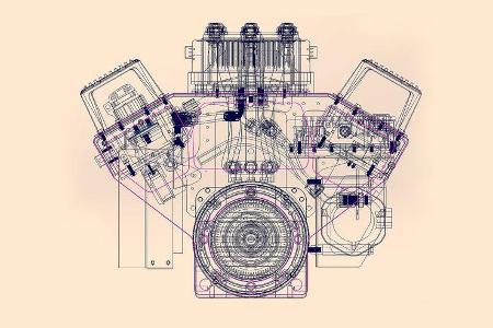 10/2019, Elektromotor in V8-Form von Electric GT