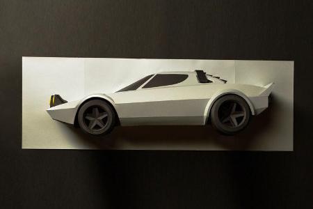 Paperlegend Auto Modelle Papier Nachbau Design Kickstarter
