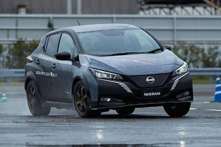 Nissan Leaf e+ Prototyp Allradantrieb Twinmotor