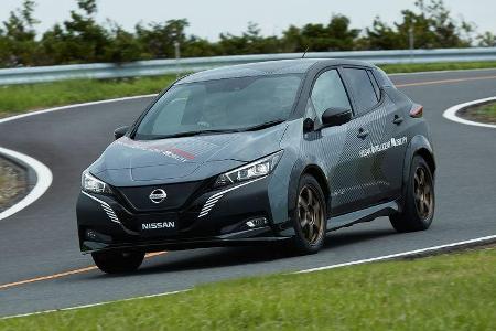 Nissan Leaf e+ Prototyp Allradantrieb Twinmotor