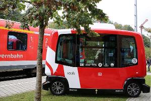 Deutsche Bahn autonomes Shuttle Ioki Bad Birmbach