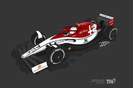 Alfa Romeo - F1-Concept 2021 - Livery by Tim Holmes