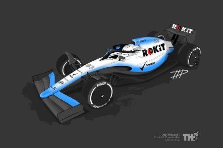 Williams - F1-Concept 2021 - Livery by Tim Holmes