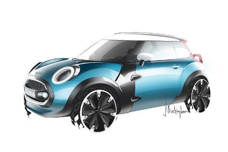 Mini Rocketman Concept, Sketch, Designzeichnung
