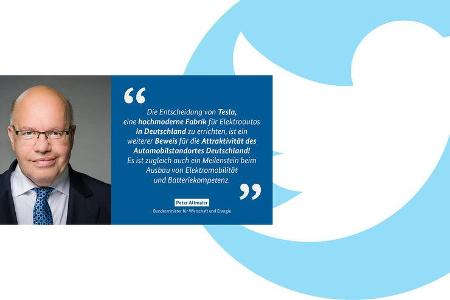 Tesla Gigafactory Twitter Reaktionen