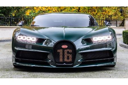 Das neueste Auktionsauto ist dieser 2019er Bugatti Chiron Sport. Der steht während der Versteigerung allerdings noch in London.