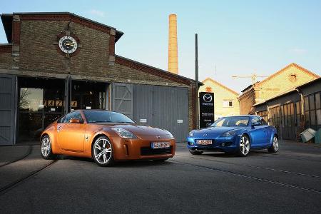 Nissan 350Z, Mazda RX-8, Exterieur