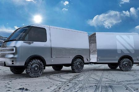 11/2019, Neuron EV Pickup und Transporter mit Elektroantrieb