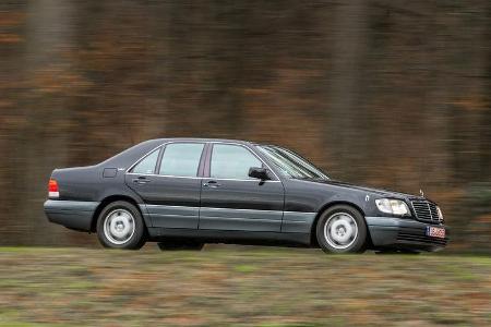 Mercedes-Benz S600, Seitenansicht