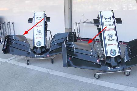 Alfa Romeo - F1-Technik 2019 - Frontflügel