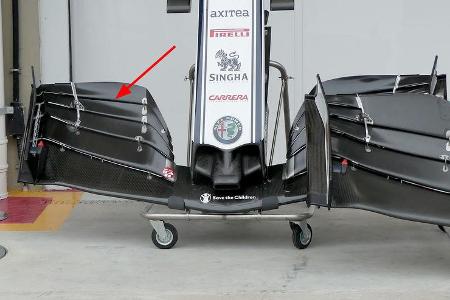 Alfa Romeo - F1-Technik 2019 - Frontflügel