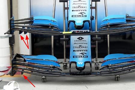 Williams - F1-Technik 2019 - Frontflügel