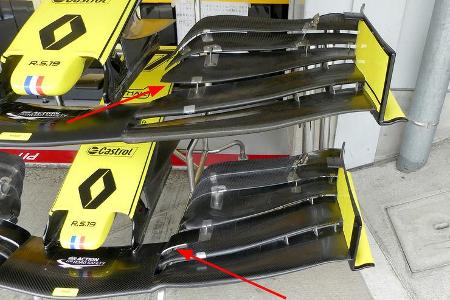 Renault - F1-Technik 2019 - Frontflügel
