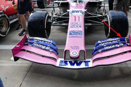 Racing Point - F1-Technik 2019 - Frontflügel