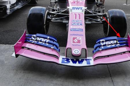 Racing Point - F1-Technik 2019 - Frontflügel