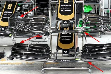 Haas - F1-Technik 2019 - Frontflügel