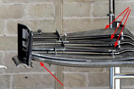 Haas - F1-Technik 2019 - Frontflügel