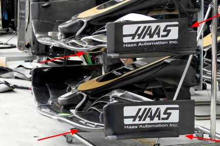 Haas - F1-Technik 2019 - Frontflügel