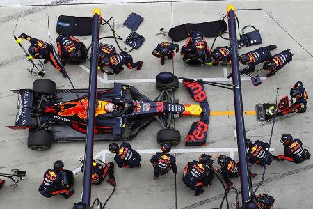 Red Bull - Boxenstopp - Formel 1 - 2019