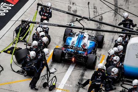 Williams - Boxenstopp - Formel 1 - 2019