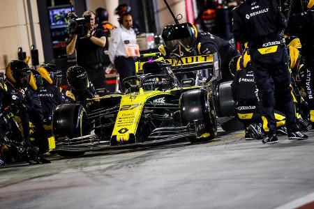 Renault - Boxenstopp - Formel 1 - 2019
