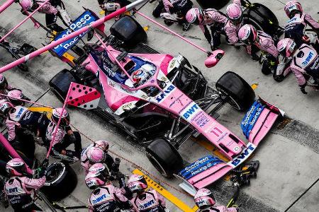 Racing Point - Boxenstopp - Formel 1 - 2019
