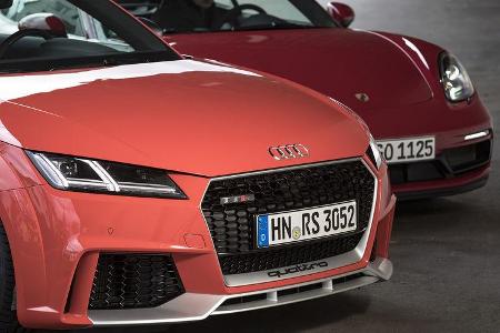 Porsche 718 Cayman GTS, Audi TT RS, Exterieur