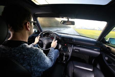 Audi RS 4, Cockpit, Fahrersicht