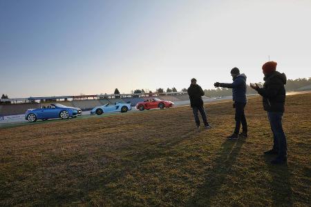 Audi TT RS Roadster, Lotus Exige Sport 380 Roadster, Porsche 718 Boxster S