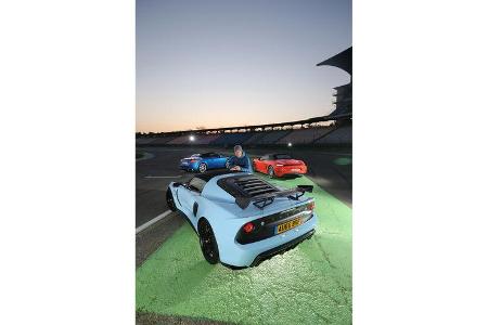 Audi TT RS Roadster, Lotus Exige Sport 380 Roadster, Porsche 718 Boxster S