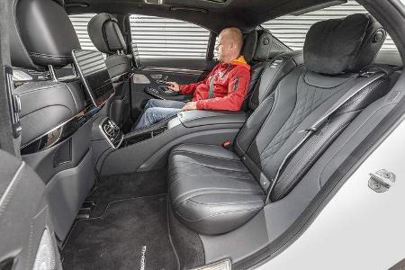 Mercedes S 560 e, Rückbank