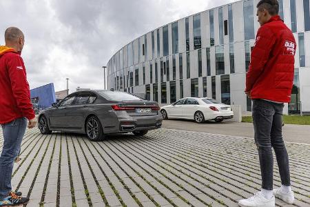 BMW 745e, Mercedes S 560 e, Exterieur