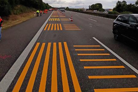Markierungsfolien Autobahn