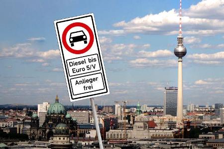 Diesel Fahrverbot Euro 5 Berlin Schild