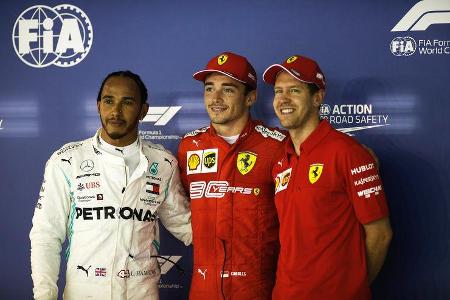 Hamilton - Leclerc - Vettel - GP Singapur 2019 - Qualifying