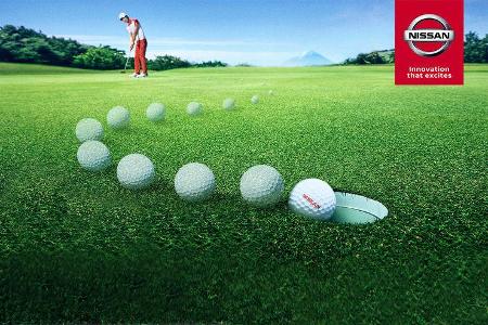 Nissan Pro Pilot II Golfball autonom Studie