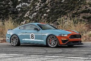 08/2019, 2019 Roush Ford Mustang Stage 3 im Gulf-Design