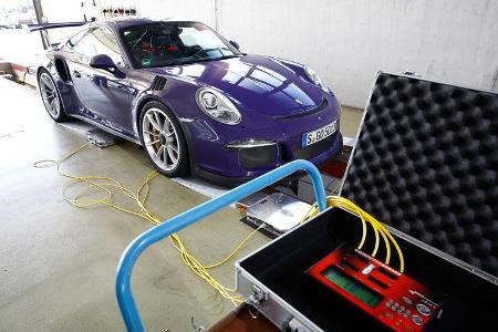 Porsche 911 GT3 RS, Motor, Leistungsmessung