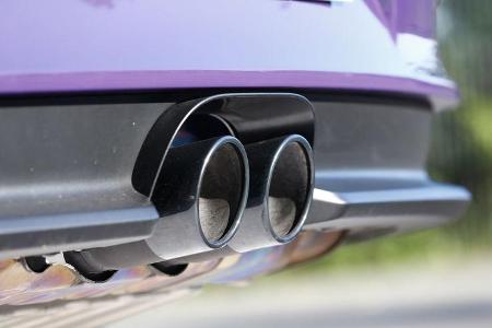 Porsche 911 GT3 RS, Auspuff, Endrohre