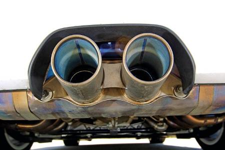 Porsche 911 GT3 RS 4.0, Auspuff