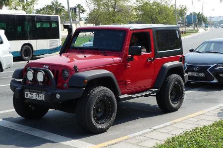 Jeep Wrangler Sport - Carspotting - GP Abu Dhabi 2019
