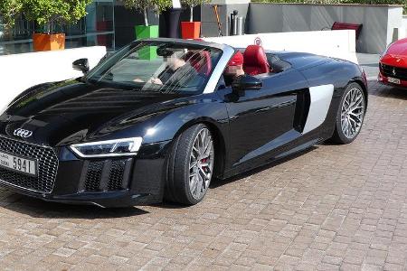 Audi R8 Spyder - Carspotting - GP Abu Dhabi 2019