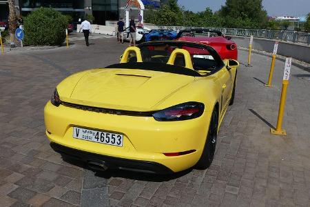 Porsche 718 Boxster - Carspotting - GP Abu Dhabi 2019