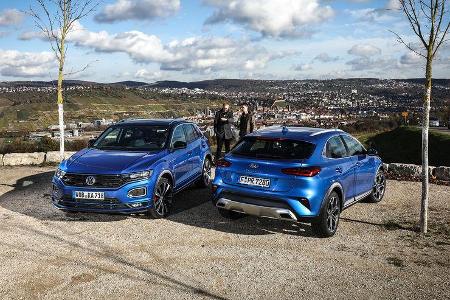 Kia Xceed 1.6 T-GDI, VW T-Roc 2.0 TSI 4 Motion, Exterieur