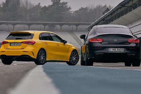 Mercedes-AMG A 45 S, Mercedes-AMG C 43 Coupe, Exterieur