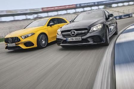 Mercedes-AMG A 45 S, Mercedes-AMG C 43 Coupe, Exterieur